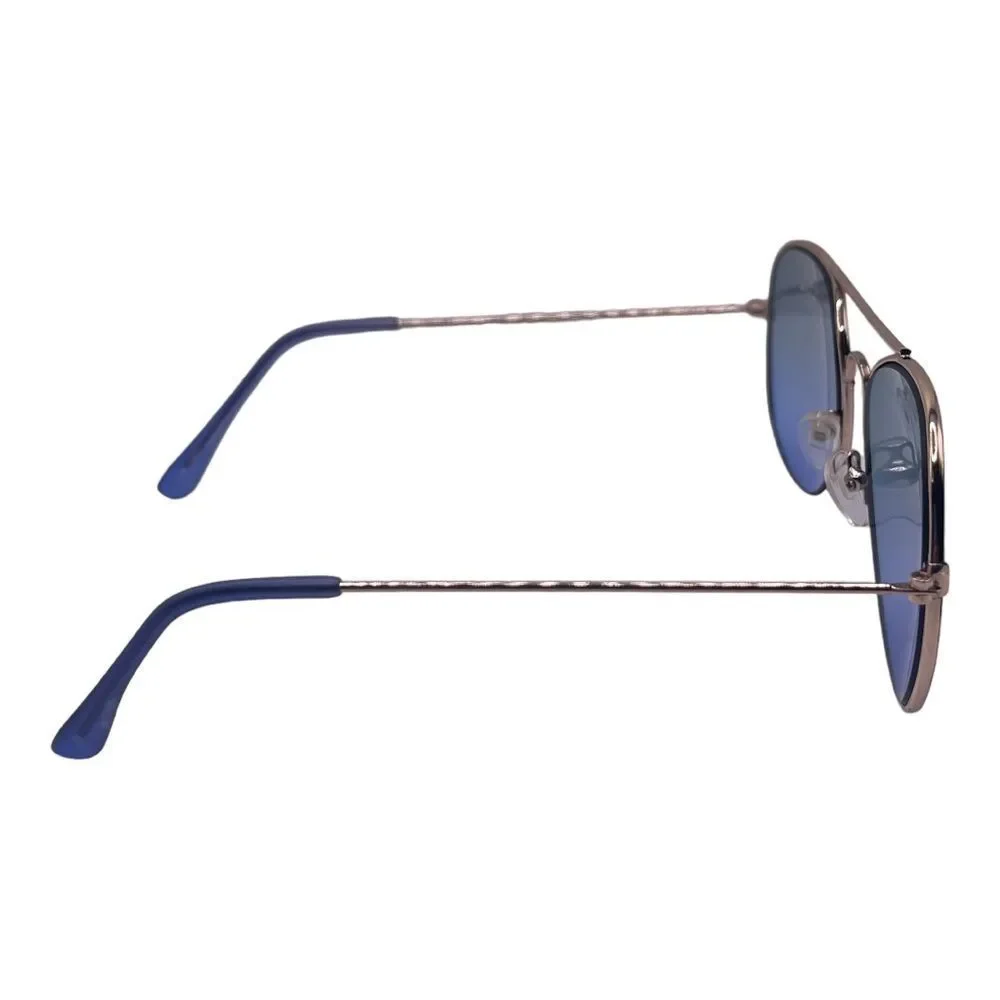 CREWCUTS Gold Aviators with Blue Variated Lenses